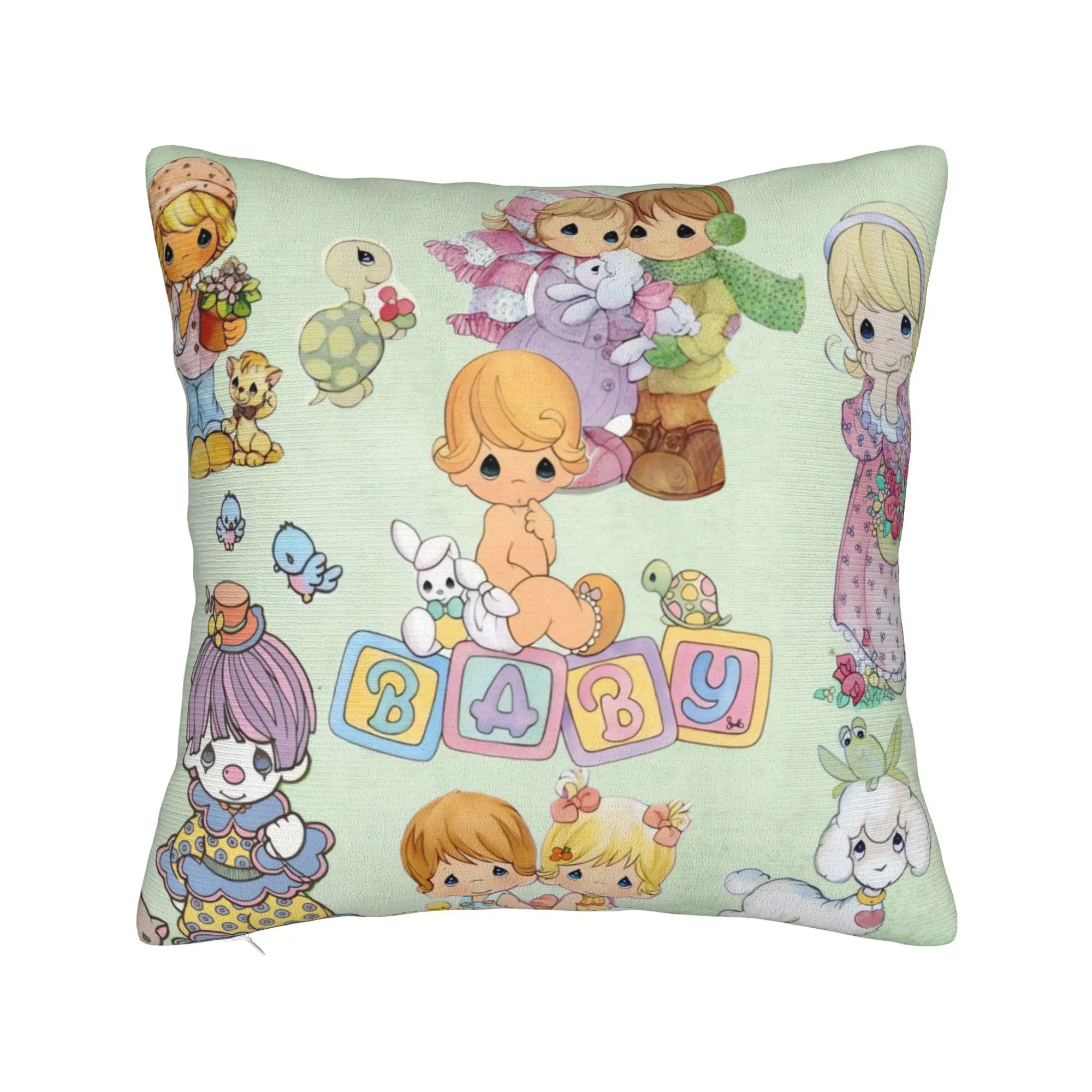Precious Moments Various Pillow Cover  Graphic Cushion Cover Funny Pillow Case For Chair Sofa Home Decor
