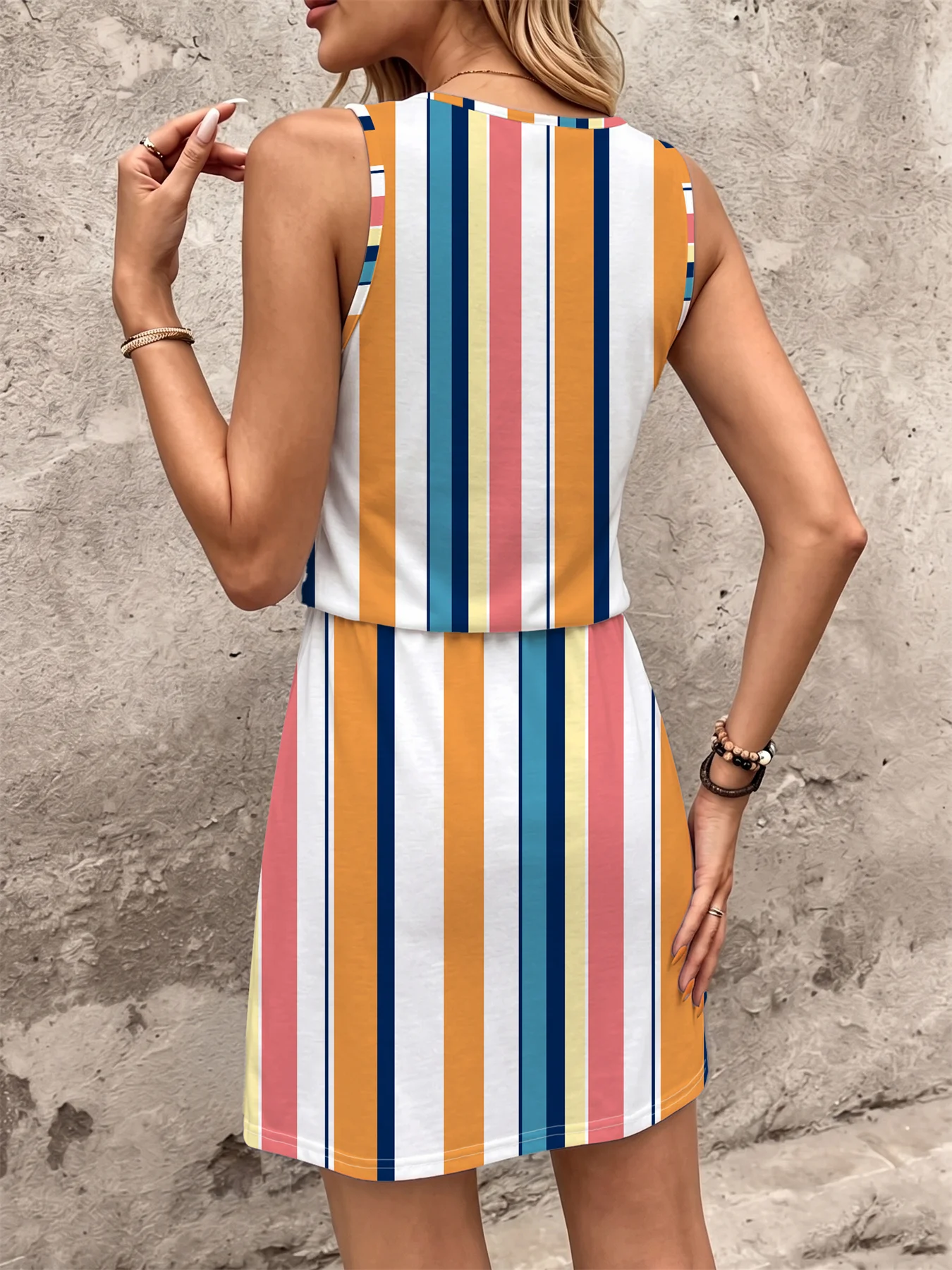 Women's Colorful Vertical Stri - đánh giá và giá French Vintage Floral Midi Dress