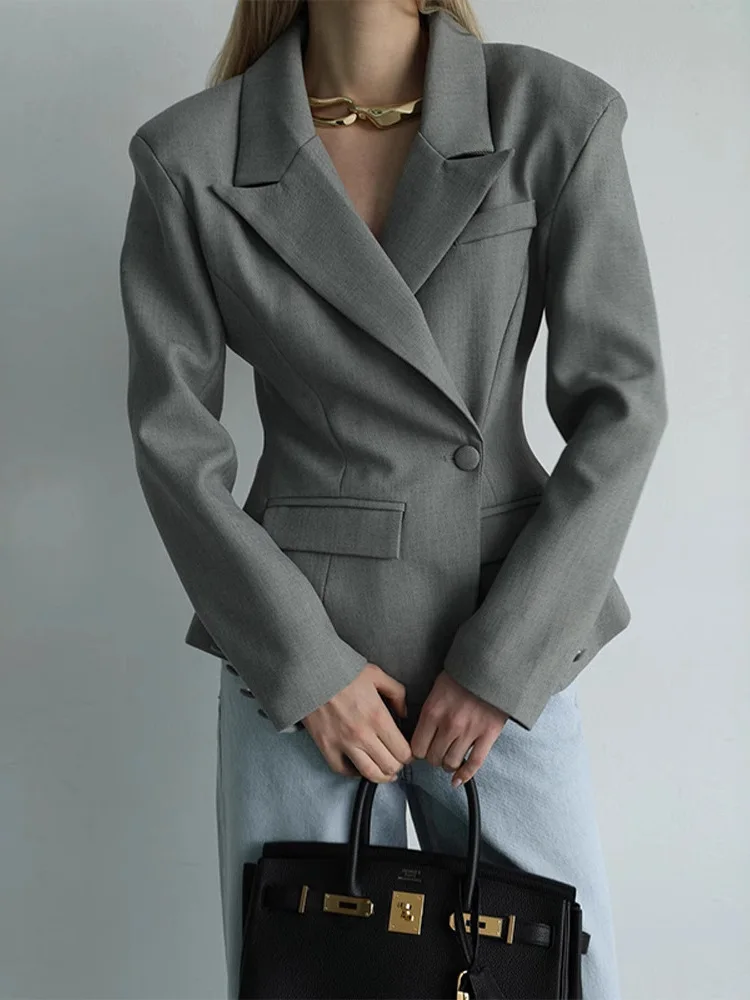 

Женский костюм Design Sensation Slim Fit для поездок на работу с Sa, весна-осень, Новое поступление, Ele Profional Faionable