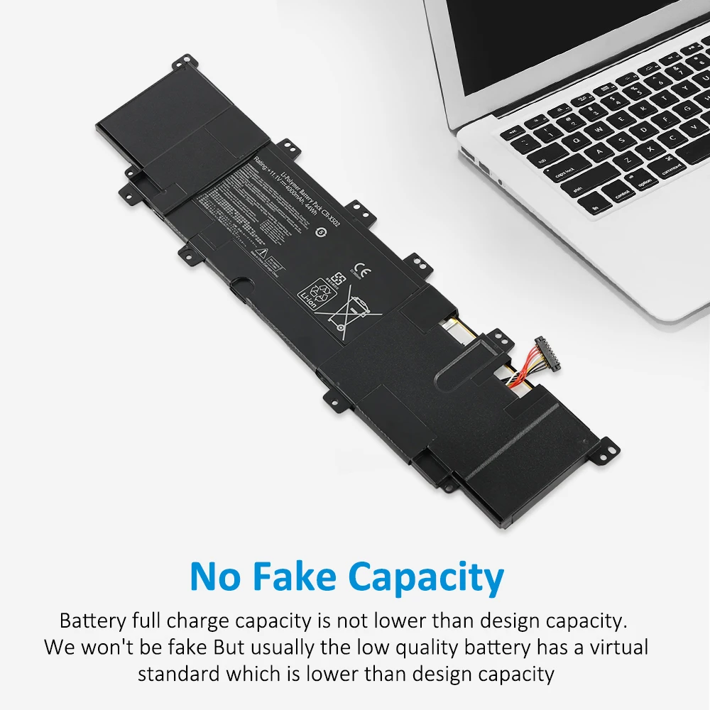 C31-X502 Laptop Battery For ASUS VivoBook X502 X502c X502ca S500C S500CA PU500C PU500CA Series 11.1V 44WH