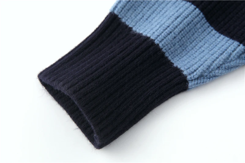 2026 Gestreifter Herren-Strickpullover Damen Vintage Locker Sitzende Pullover Harajuku Grüner Herbst-Pullover Unisex Lässige Strickware – Detail 10