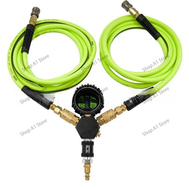Auto tire digital pressure gauge 150psi pneumatic connector accessories, tracheal hose, tire pressure gauge
