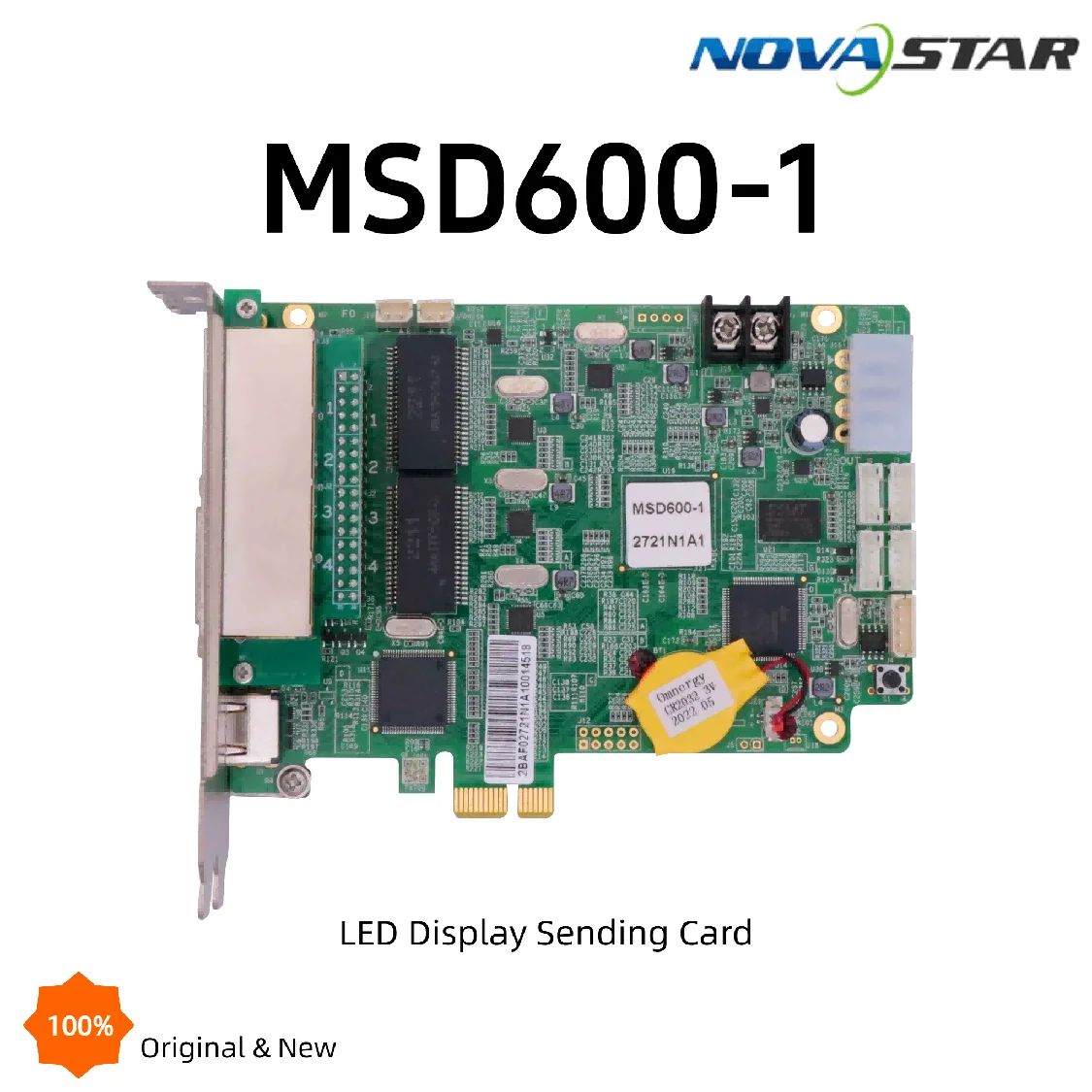 NovaStar MSD600-1 LED Sending Card 4 Gigabit Ethernet Output HDMI DVI Input Synchronous Controller for Full Color LED Display