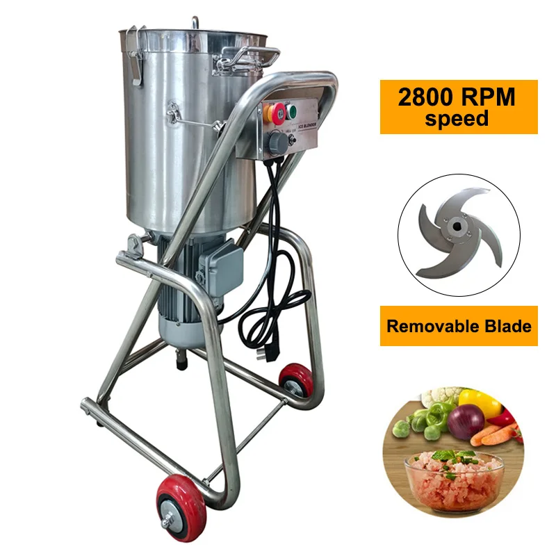 25L 32L China Wholesale Automatic 380V 50L 4500W Industrial Vegetable Choppers For Snack Street