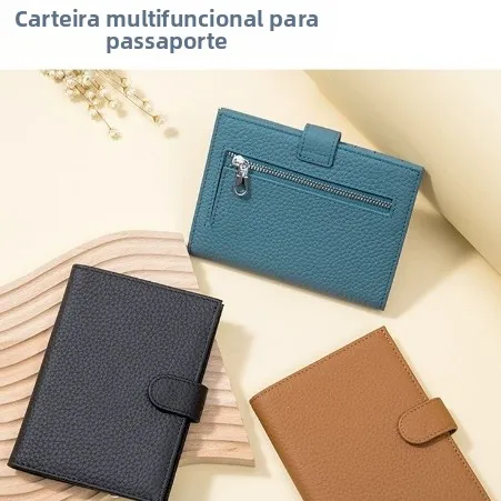 travel-rfid-anti-theft-ultra-thin-leather-passport-holder-women's-multi-function-wallet-document-clip-protection-cover-cowhide