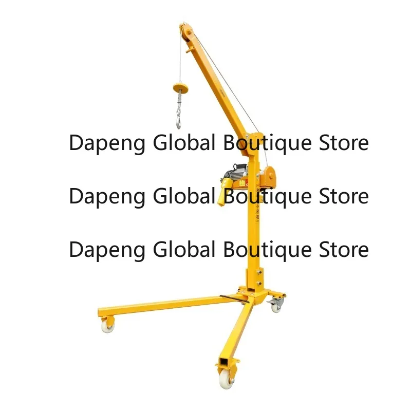 Factory Price Construction Equipment Small Mobile Wheel Electric Crane Arm Direct Construction Roof Crane Outdoor