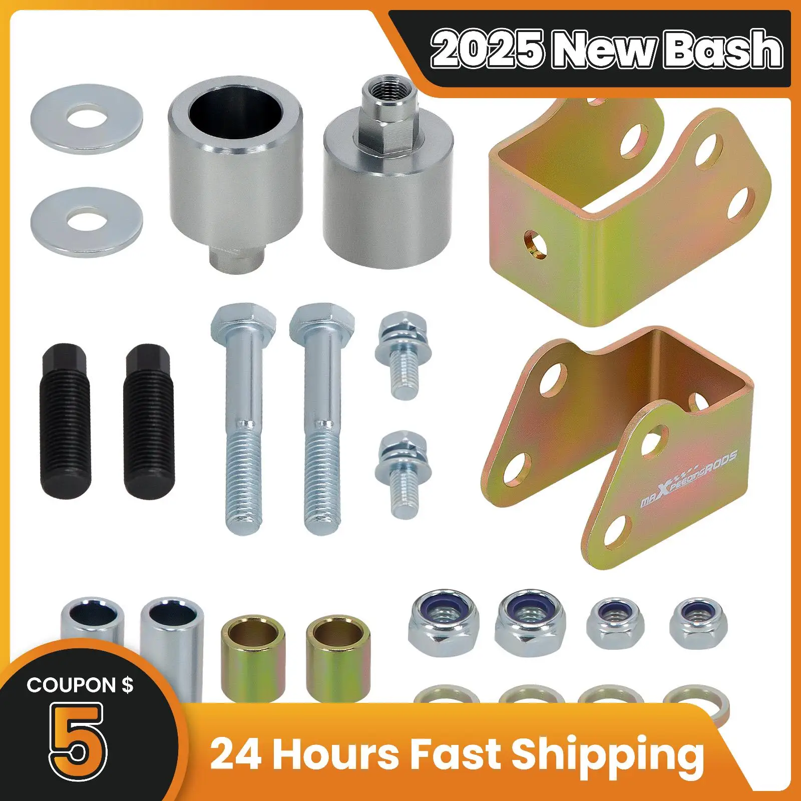 

Front Rear 2" Lift Kit For Polaris Ranger Crew 570 Midsize 2014 2015 2016-2023