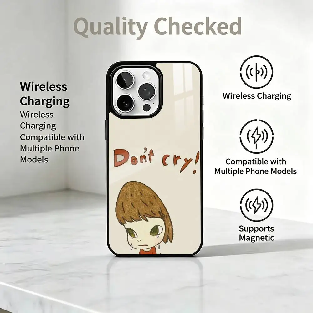 Cute Y-Yoshitomo Nara  Phone Case For iPhone17,16,15,14,13,12,11 Plus,Pro Magnetic Supports Magnetic Wireless Charging