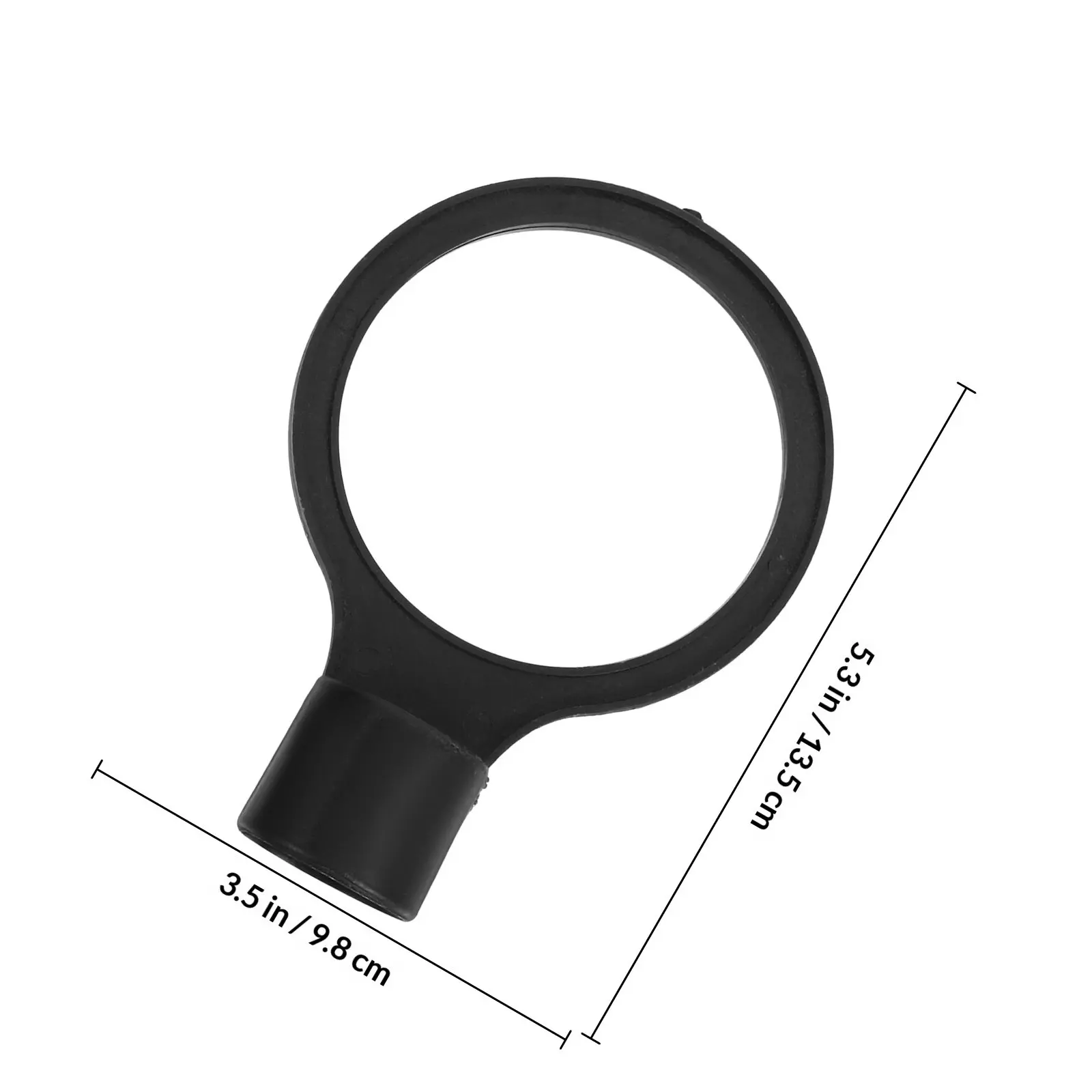 Traffic Cone Chain Rings 6 Pack Weatherproof PVC Safety Cone Connectors for Parking Road Crowd Control
