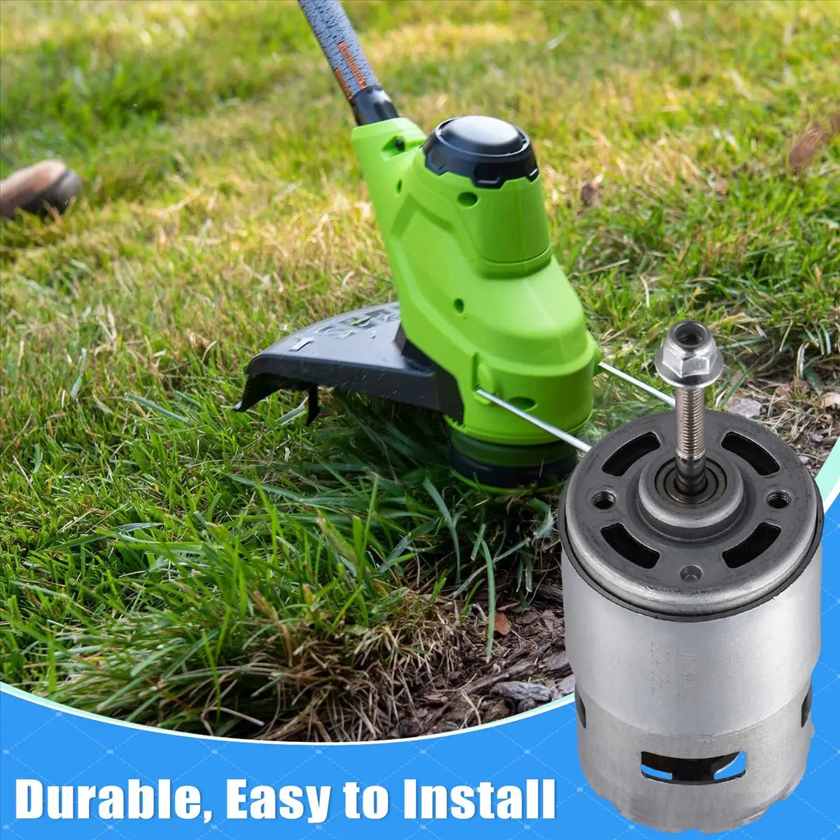 ABGN 21V Dual Bearing 775 Motor Lithium Battery Lawn Mower Motor for Efficient Weed Cutting & Trimming