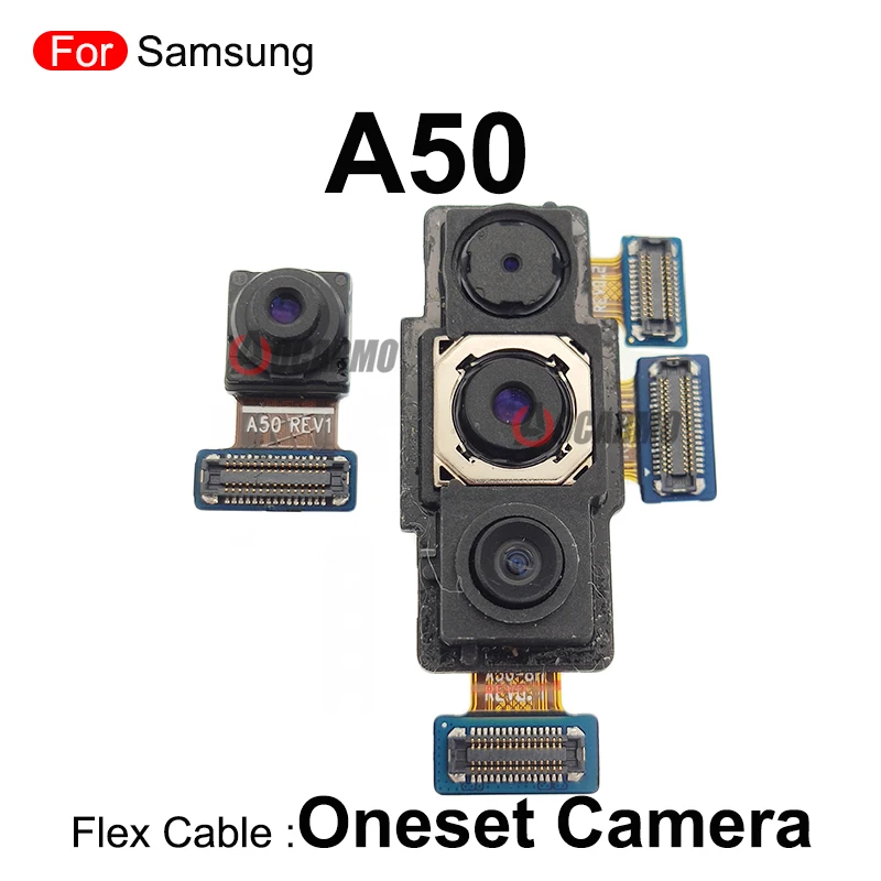 Front Camera For Samsung Galaxy A20 A40 A50 A51 A71 Rear Main Back Camera Module Felx Cable Replacement Parts