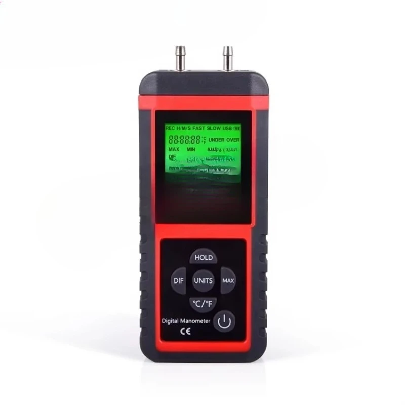 

Precise digital display air pressure gauge