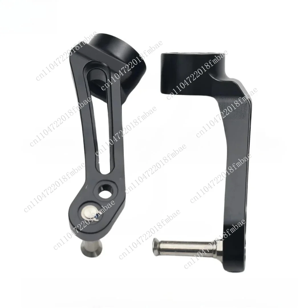 1 pair of 4-inch 5-inch wheels with titanium alloy axles, aluminum wheelchair front fork