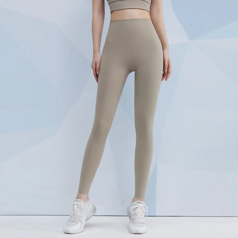 Women Workout Leggings Seamless Naked Feeling Yoga Pants With Pocket High Waist Push Up Trousers Athletic Fitness Gym Legging