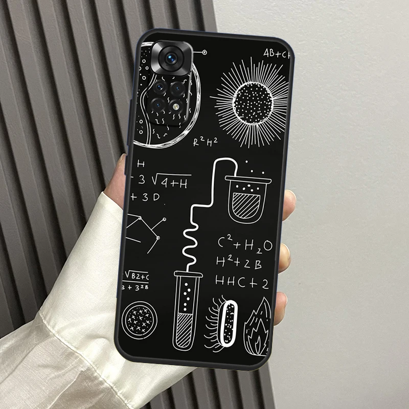 Science Biology Laboratory Case For Xiaomi Redmi Note 11 11S 10 10S 9 9S 8 12 Pro Redmi 9 10 12C 9C 9T 10A 10C Cover