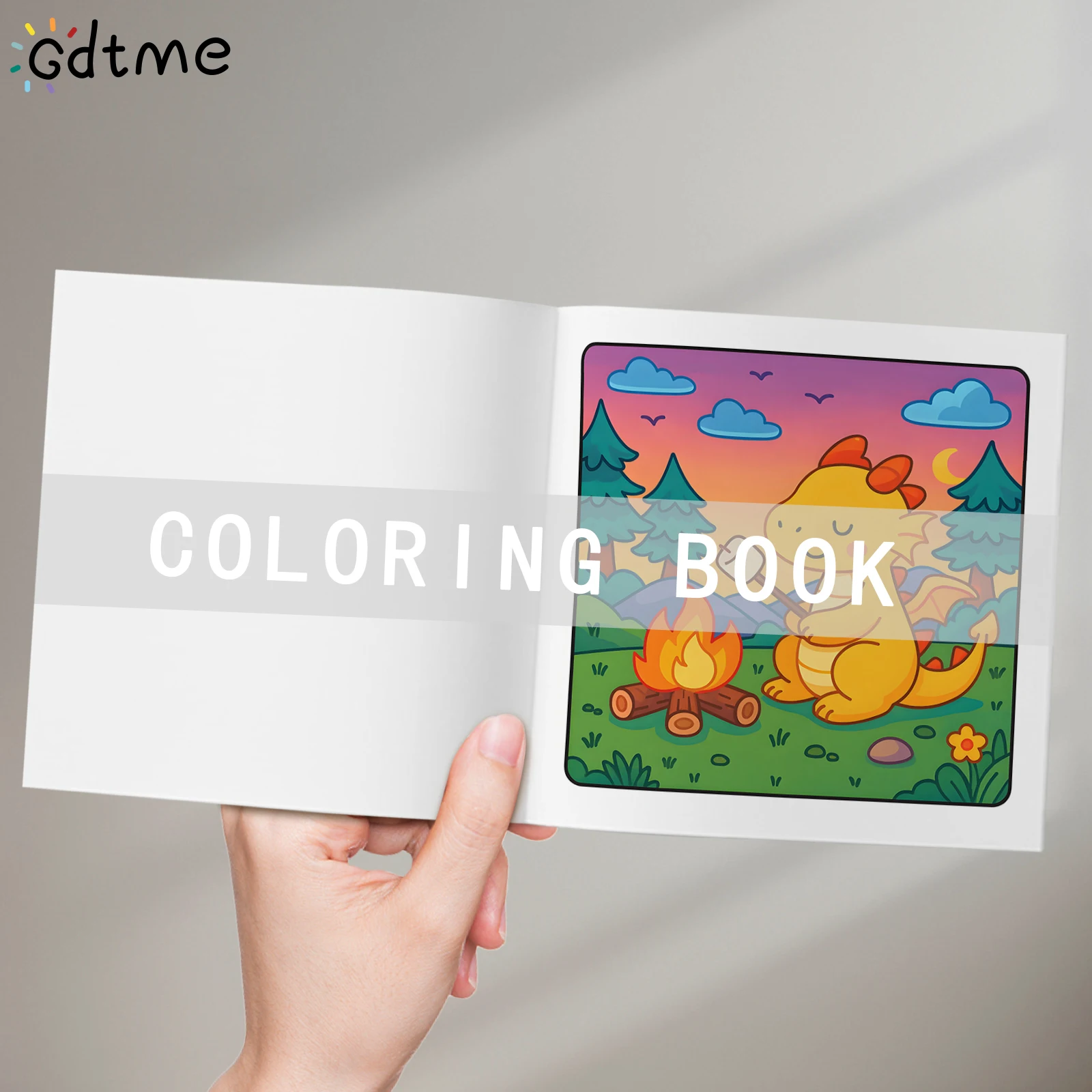 كتاب تلوين التنين من SPEND THE DAY للبالغين يتميز بأنشطة يومية مريحة وجذابة للاسترخاء (تلوين المساحات المريحة)