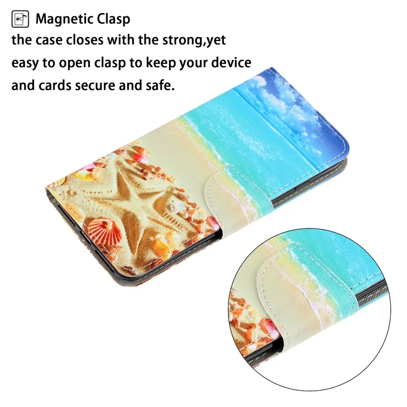 CYTANH Painted Case For Xiaomi Redmi Note 7 8 8A Pro 8T T Note8 Note8T Phone Cover Magnetic Flip Leather Coque