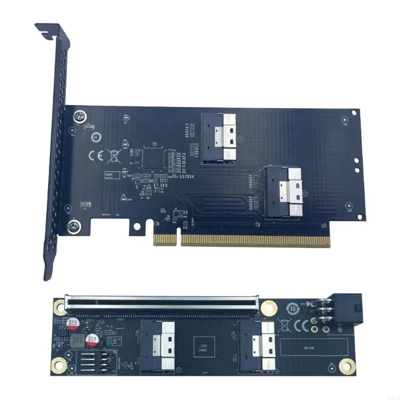 

2025 New Solution for Workstations and Gaming PC PCIe4.0 to SlimSAS Converters Risers Cable Ensuring High Bandwidth Data