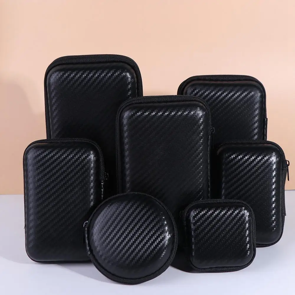Storage Box Drive Protective Cover Protective Bag Data Cable Bag Mobile Hard Disk Case Charger Protection Bag EVA Zipper Bag