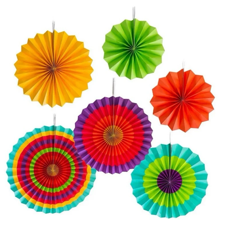 

DIY Folding Paper Hanging Decoration Festival Decoration Paper Fan Flower Fan Wedding Room Birthday Window Hanging Decoration