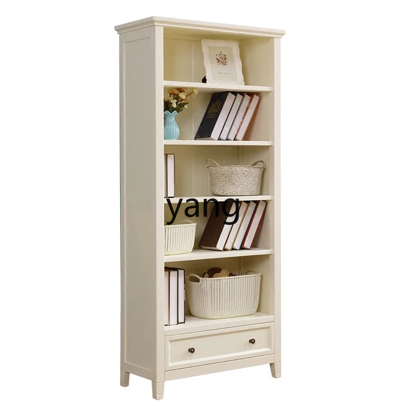 

Lh bookshelf shelf white simple modern floor storage cabinet combination