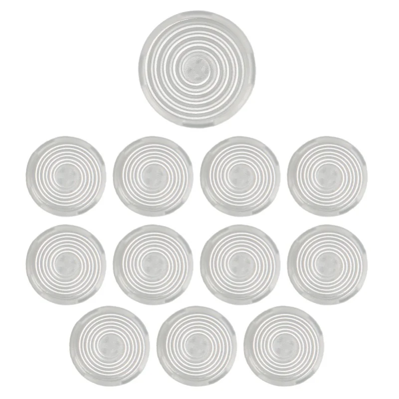 12pcs Arcade Button Cover 20.2mm 25.3mm Mechanical Push Button Cover For Kailh For Cherry For Akko For Glorious Switches White