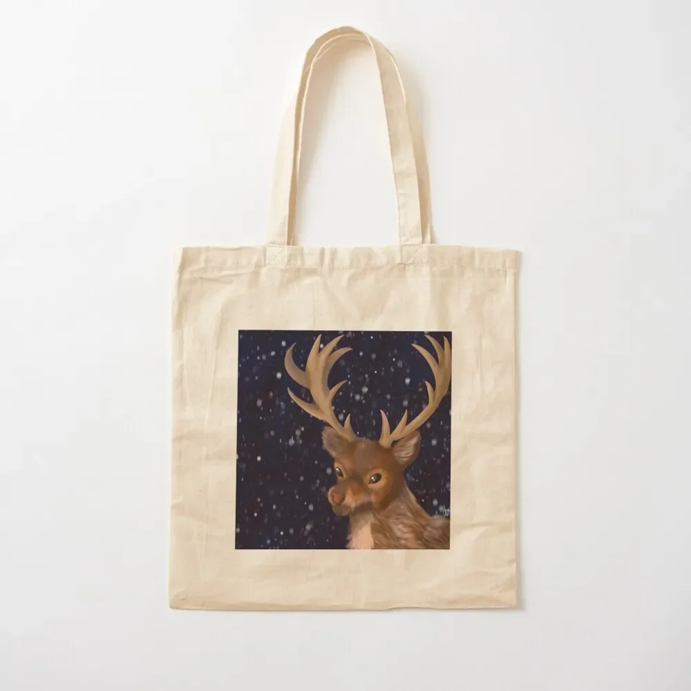 Reindeer Tote Bag Reusable bags large size bags the tote bag woman shopping bag