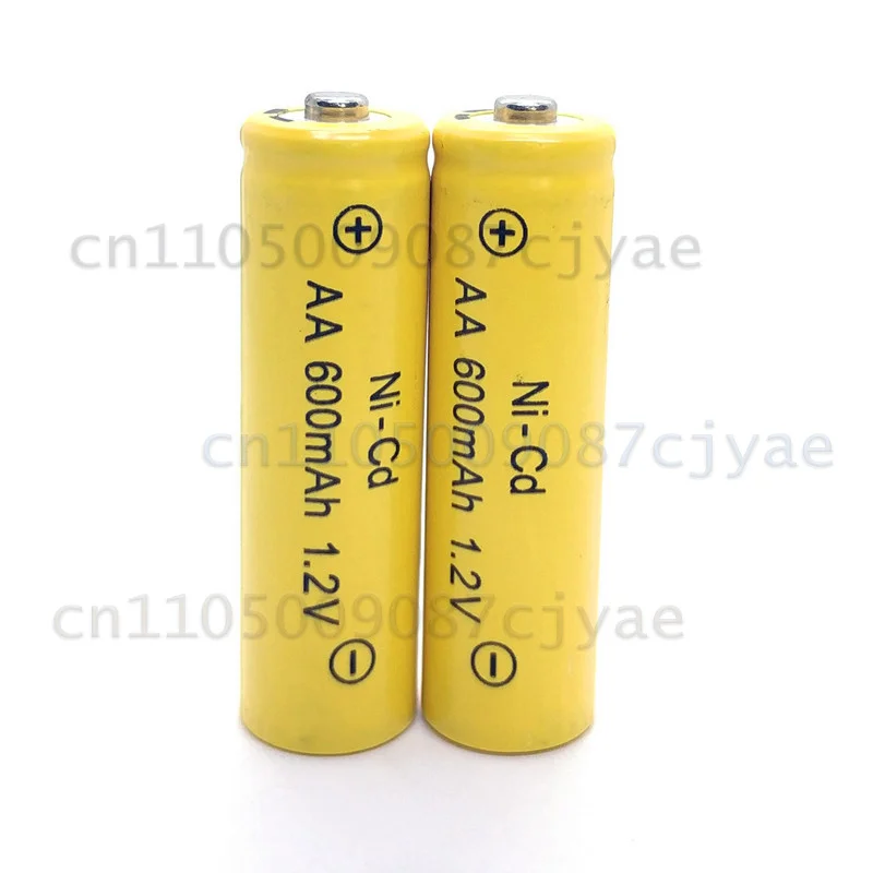 1.2V 600mAh AA Rechargeable Battery for Toys, Remote Cars, Mice, Hair Clippers, Shavers, Fingerprint Locks