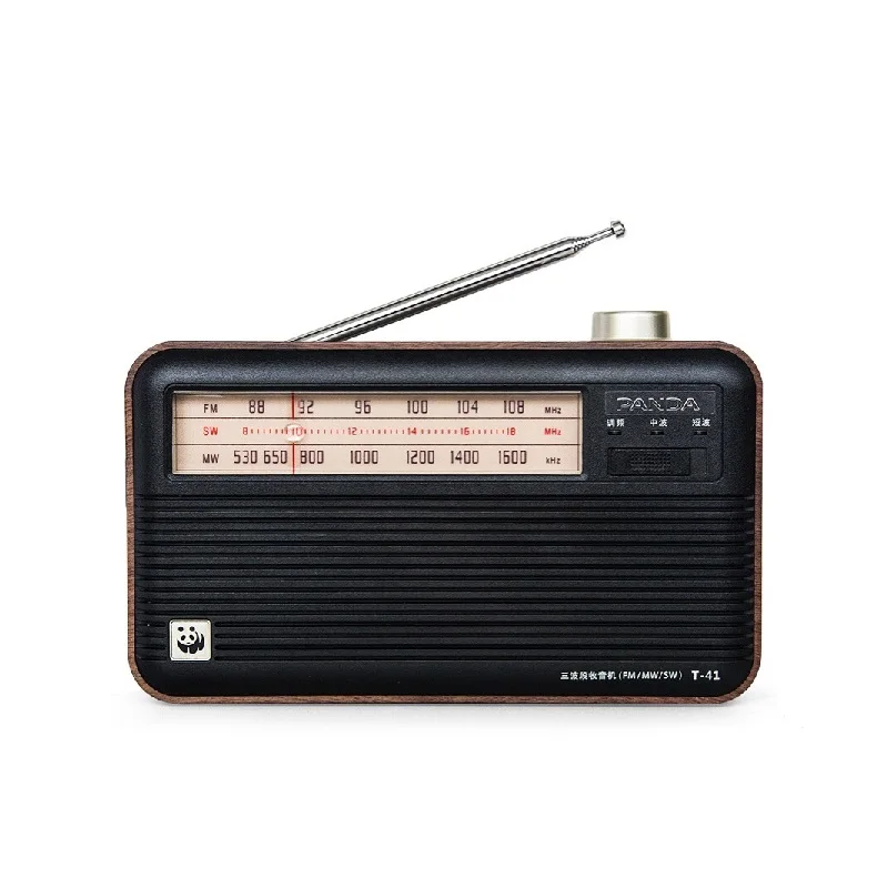 

PANDA T-41 Radio Retro Full Band Semiconductor Man Broadcast Frequency Modulation FM AM SW Pointer Indicator Radios