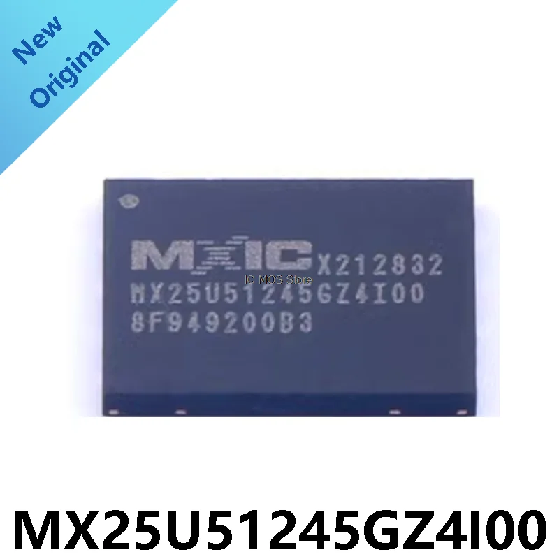 

2-10pieces MX25U51245GZ4I00 MX25U51245GZ4100 6*8mm QFN-8 chipset