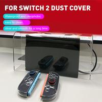 HD Transparent Display Box Host Dust Cover Anti-Scratch Waterproof  Acrylic Clear Display Box For Nintendo Switch 2 Accessories