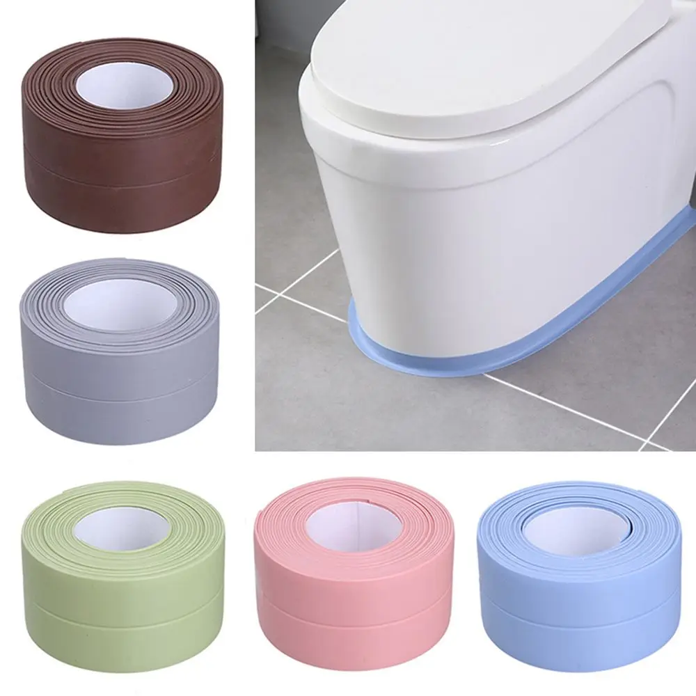 Mildew-proof Caulk Tape Self Adhesive Countertop Kitchen Sealant Strip Bathroom Tub Toilet Shower Tile Sealer Household