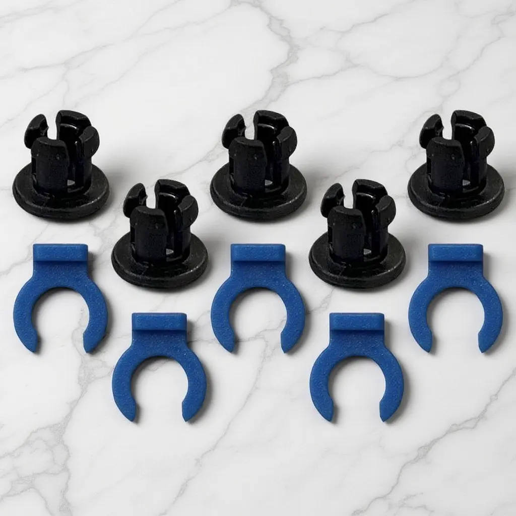 

1Set 3D Printer Accessory Hotend Extruder Collet Clip Sturdy Plastic Tube Coupling Clamp Quick Fixation for 3D Printing