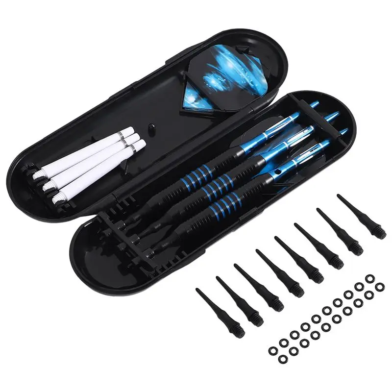 

ABMV-Darts With Plastic Tip For Electronic Dartboard Soft Darts Set With Dart Tips Anti Loose Rubber Rings For Dartboards