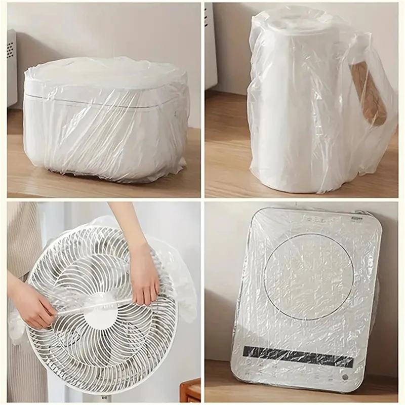 Disposable Dust Cover Household Appliances Extra Large Thickened Fan Rice Cooker Microwave Oven Universal Transparent Cover