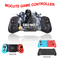 For MOCUTE 060/062 Wireless Bluetooth Game Controller For Phone/TV Hall Effect Dual Joysticks Telescopic Cell Phone Gamepad Gift
