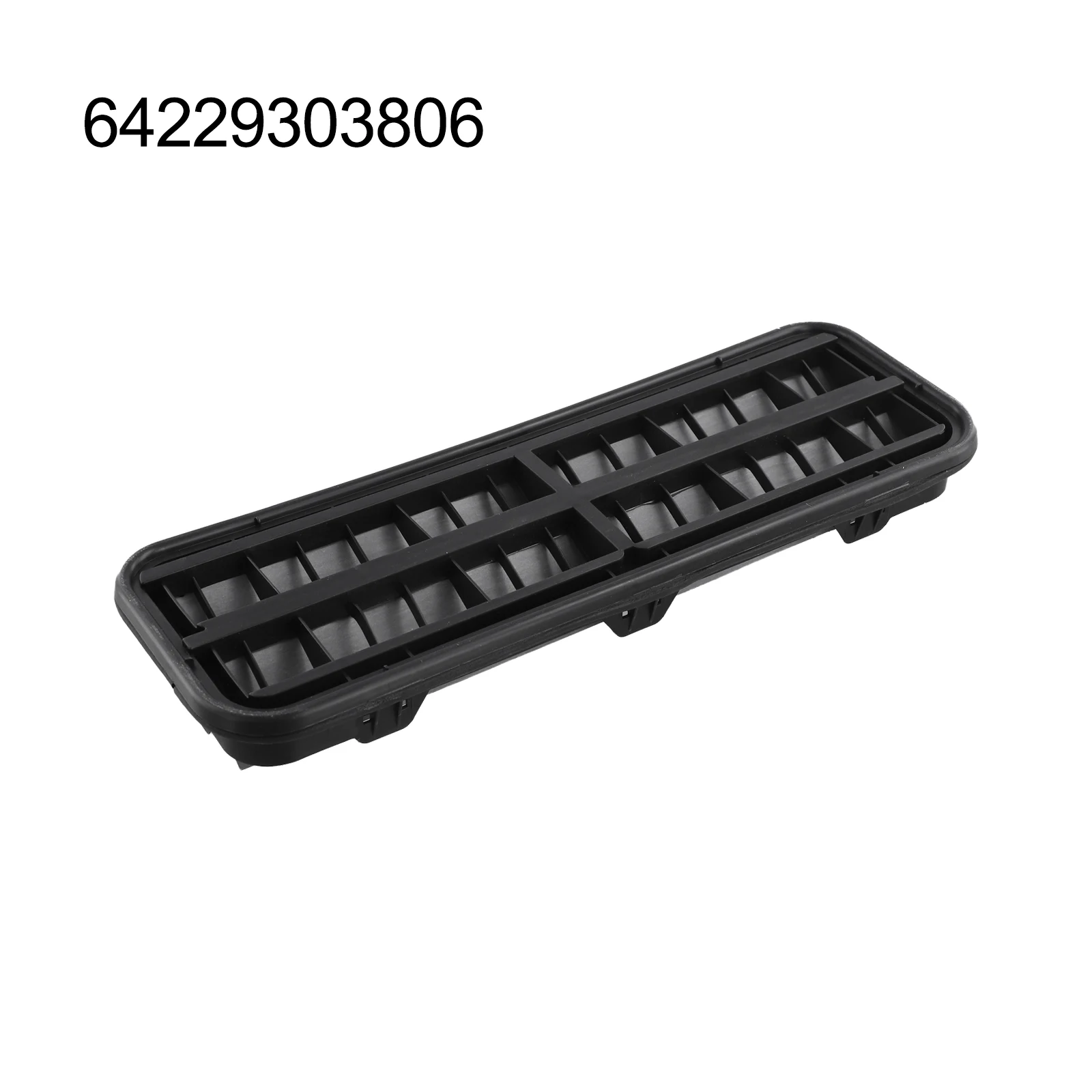 

Car Ventilation Cover Part Part Black Rear Ventilation Grill Non-deformation Design Wear-resistant Material Replacement Part