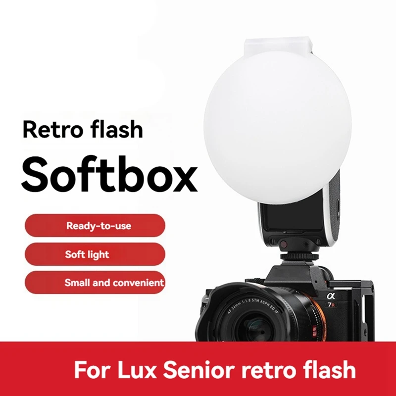 ل Godox Lux كبار Speedlite فلاش الناشر لينة صندوق غطاء لينة الناشر غطاء المصباح