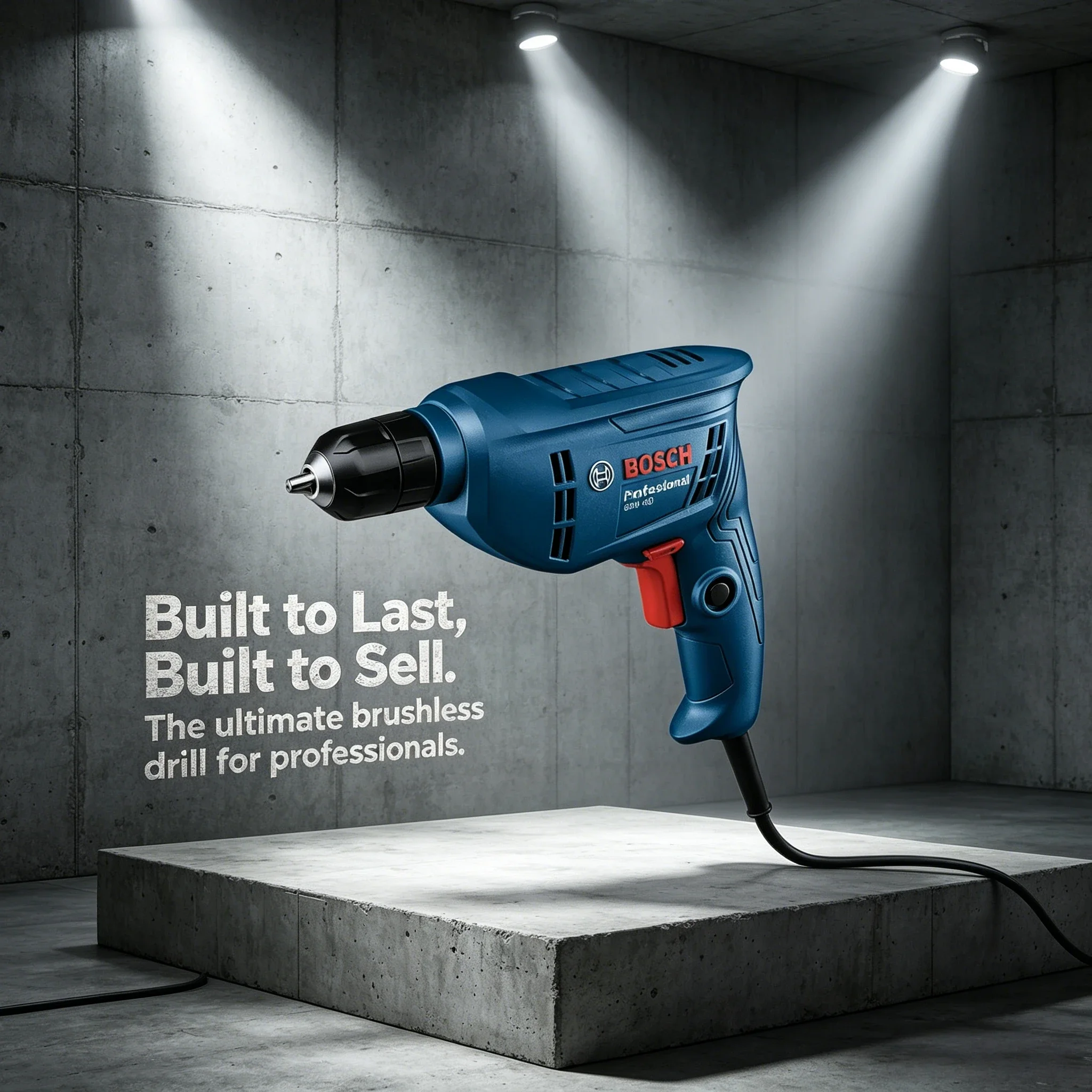 Bosch GBM400 Handheld Power Drill Consistent Torque for Common Wood Drilling and Everyday Domestic Fastening Needs
