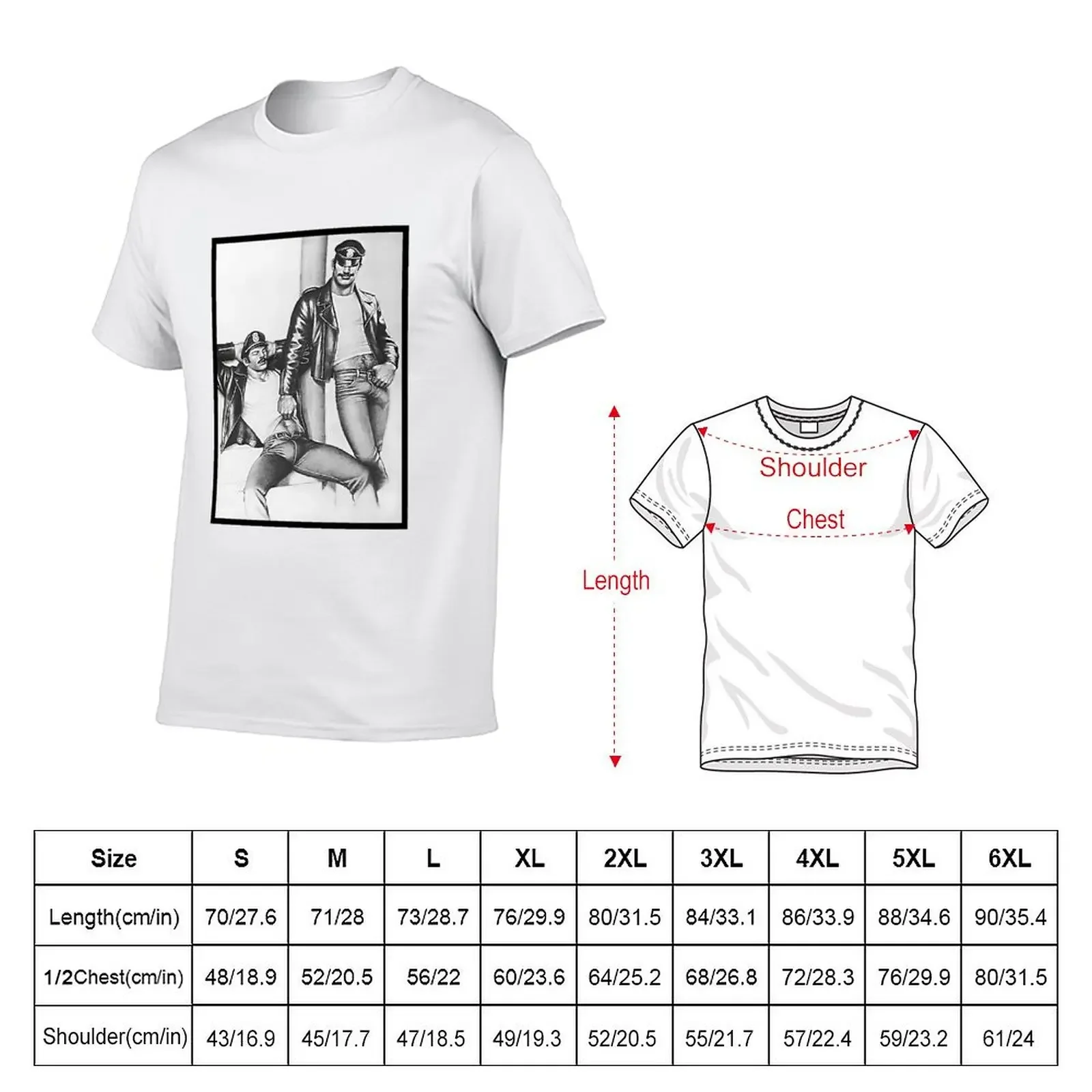 Vintage Tom of Finland - Frisky Duo T-shirt sweat plus sizes quick drying mens graphic t-shirts pack