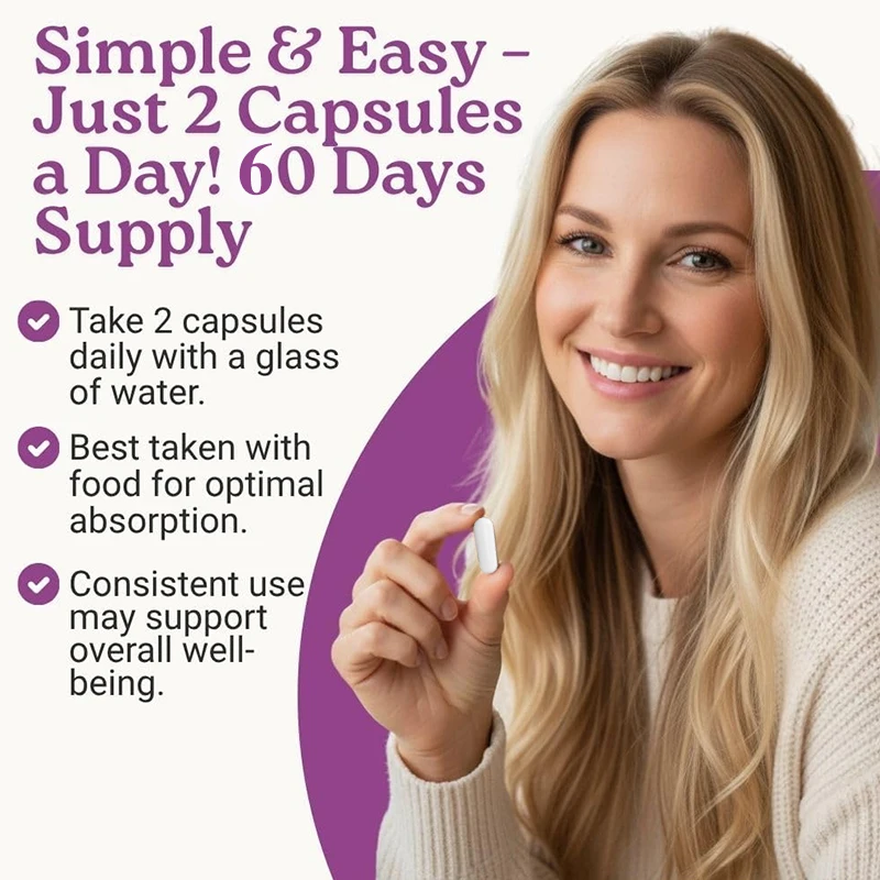 Buy 1 Get 1 Free! Hormone Balance Supplement, for Balances Estrogen, Stress Relief, Boosts Energy & Mood, Metabolism, Vegan view 6