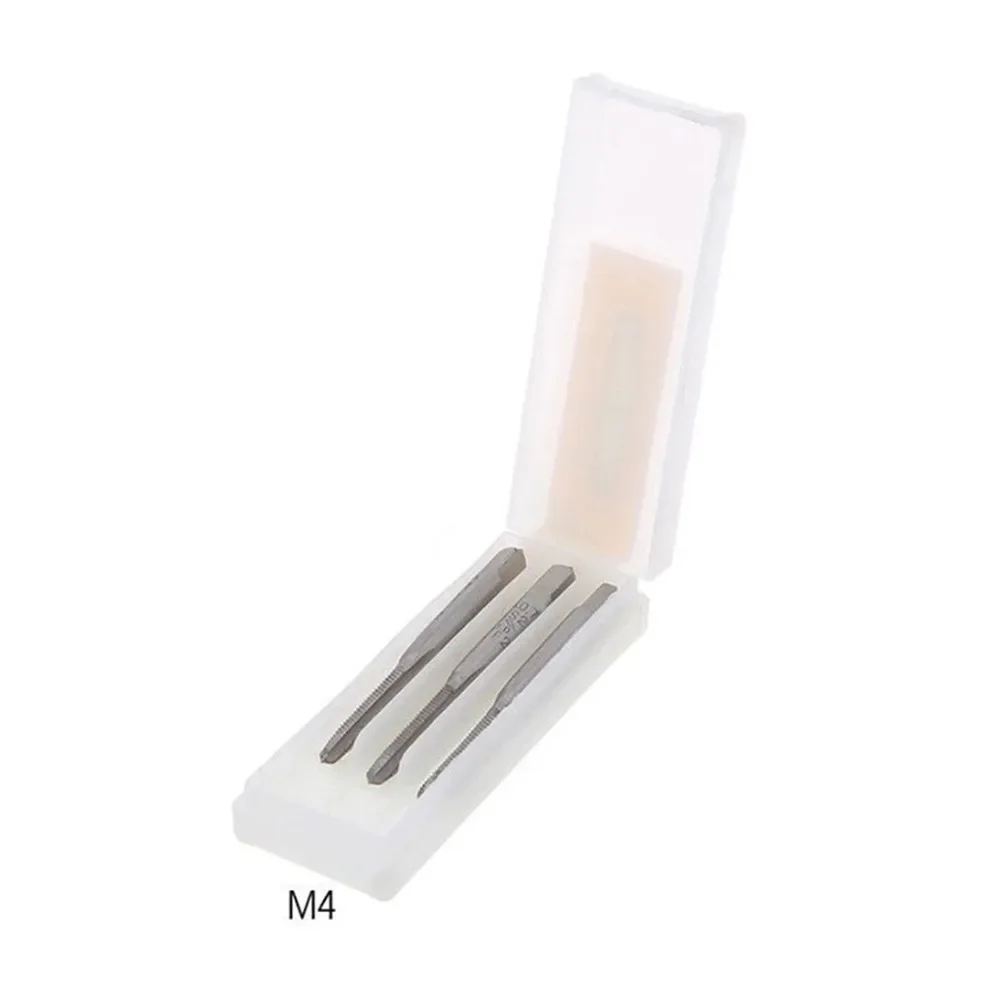 Hss Machine Hand Screw Thread Metric Taps Set for M3 M5 M6 Bearing Steel Handle Suitable for Furniture Assembly