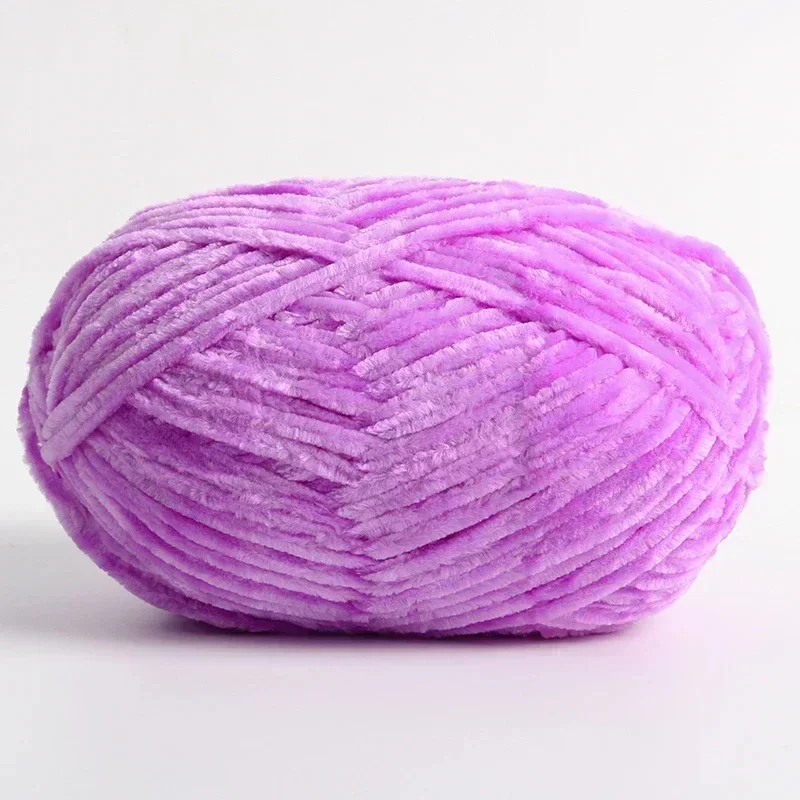 Soft Chenille Yarn 100g for Crafting Projects