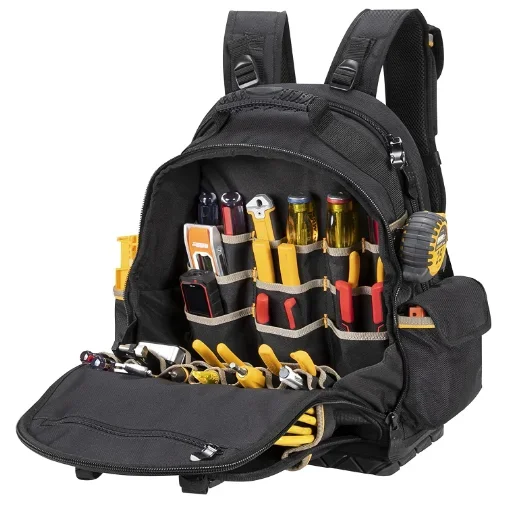 Canvas Heavy Duty Large Capacity Electrician Electrical Technician Portable Plumbing Tool Bag Backpack Tools Pack Sets