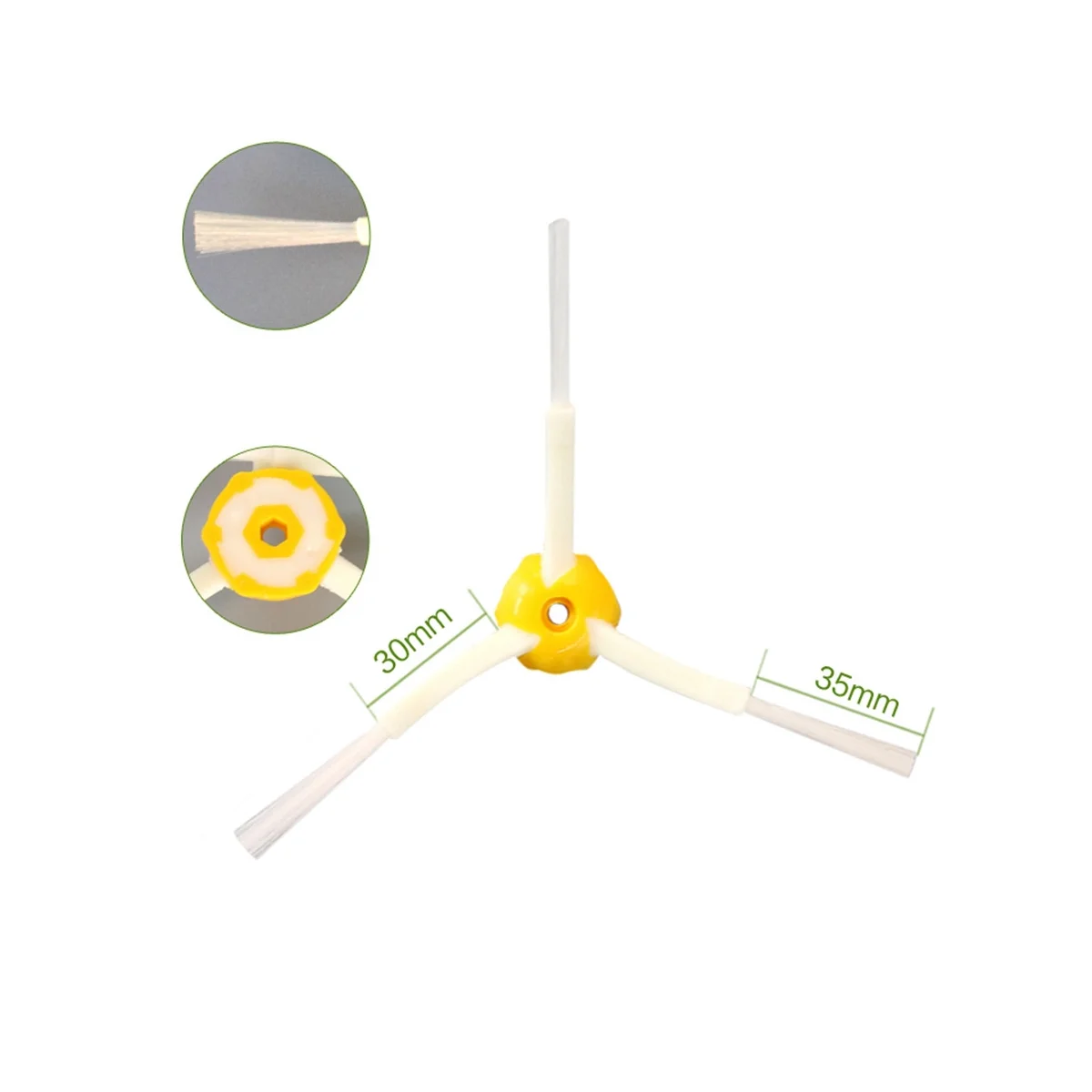 Untuk 600 seri 605 615 616 620 621 631 651 650 690 Filter HEPA sisi utama sikat penyedot debu robot bagian