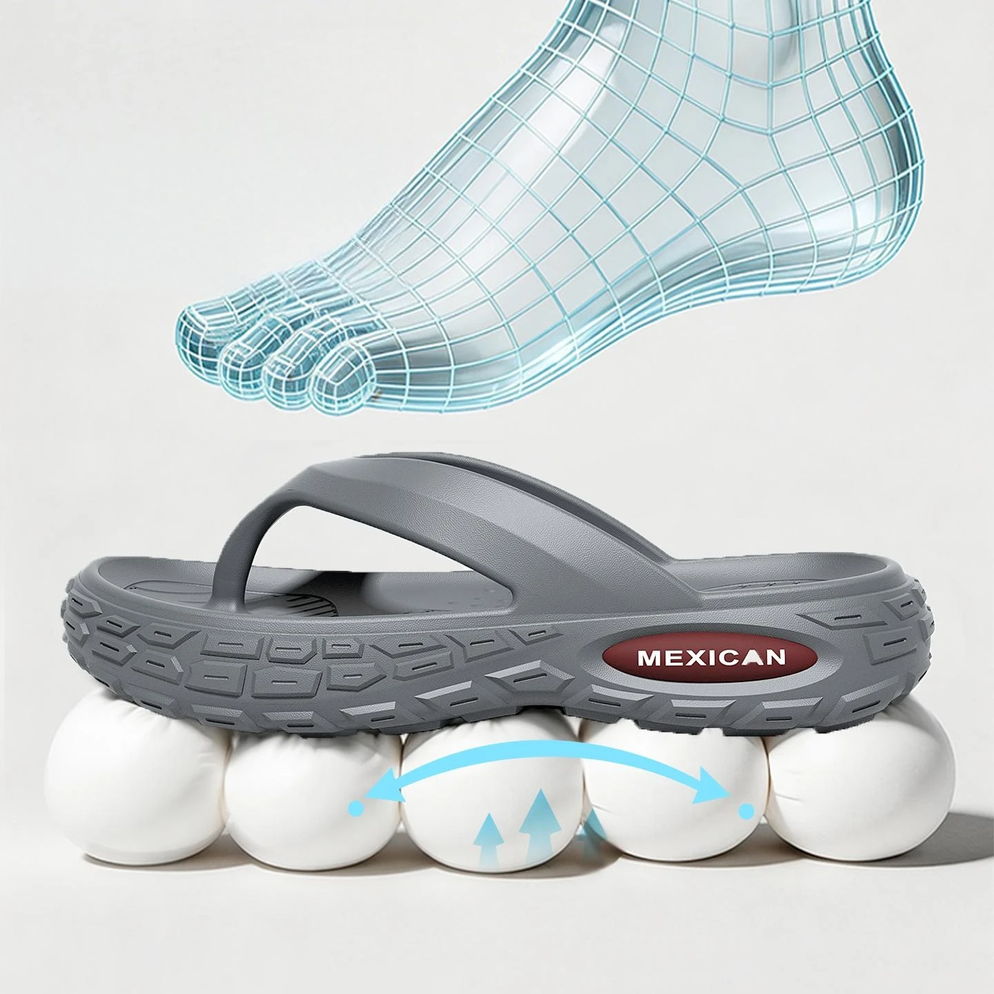 Men's Outdoor Sports Sandals, Lightweight Non-Slip And Wear-Resistant Flip-Flops, Suitable For Both Men And Women