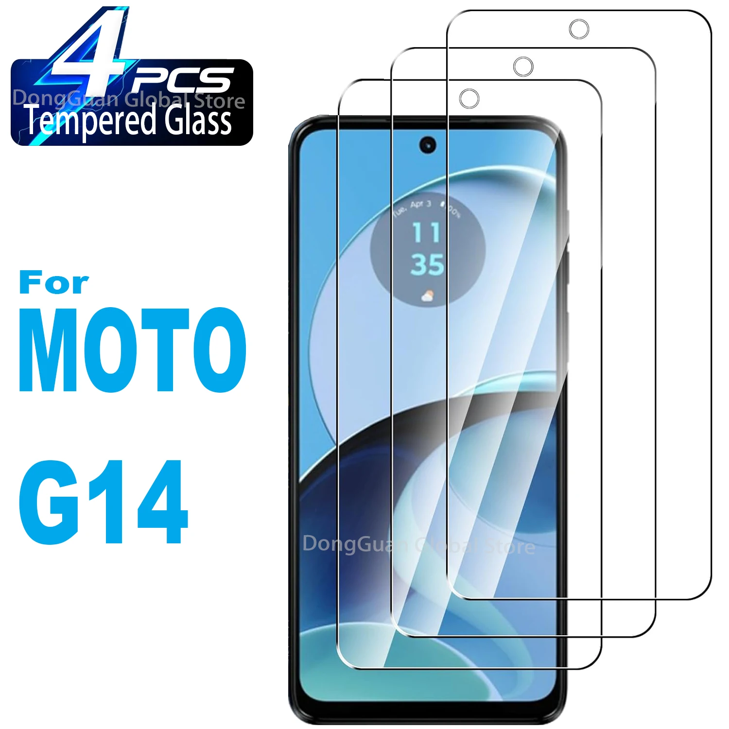 

9H Tempered Glass For Motorola MOTO G14 Screen Protector Glass Film