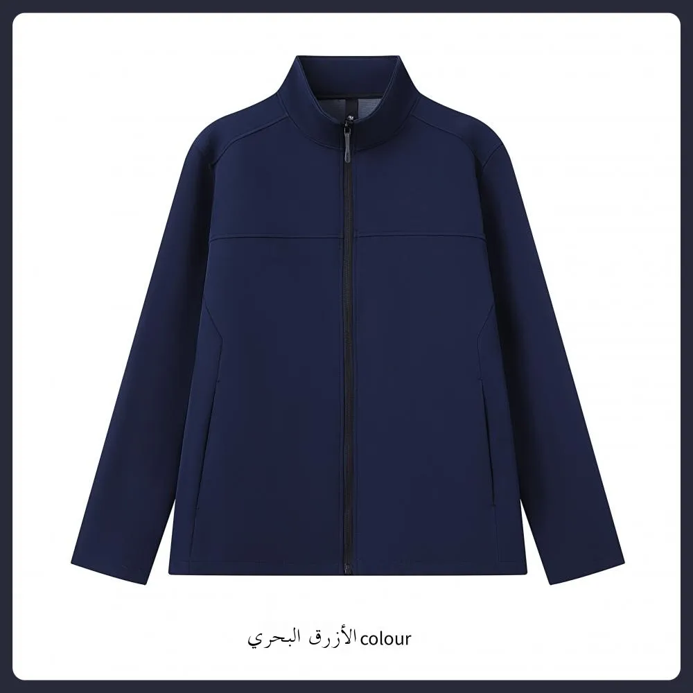 

Casual Faionable Stand Collar Soft ell Jaet Outdoor ex Windproof Waterproof Fce Lined Warm Windbreaker Coat