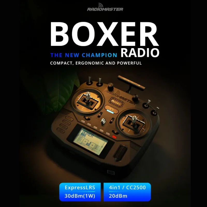 RadioMaster Boxer 2.4G 16CH EdgeTX High Precision Hall Gimbal Radio Transmitter CC2500/4in1/ELRS