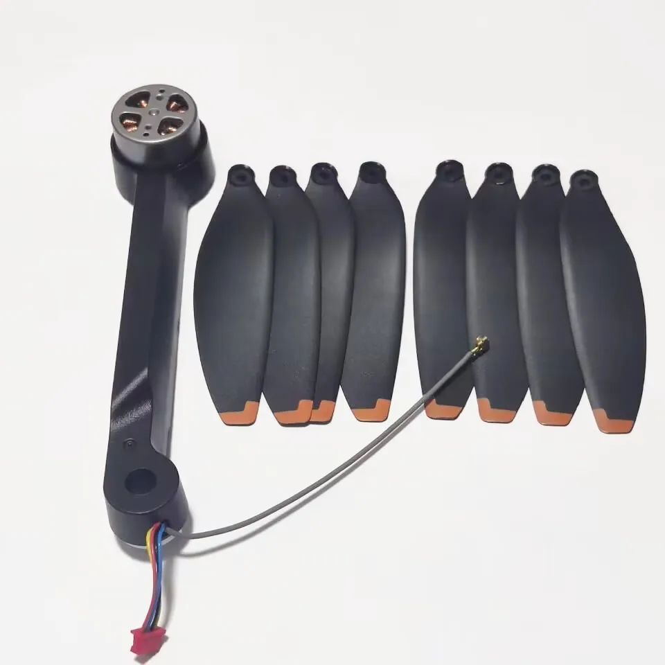 S135 Drone Spare Parts Brushless Motor Black Rear Arm B + Propellers 8PCS Blade Kit Accessories for S135Max Drones